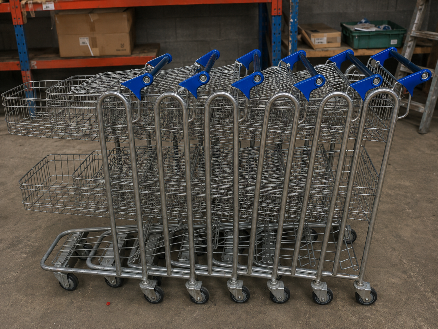 Carrinhos de supermercado para locação